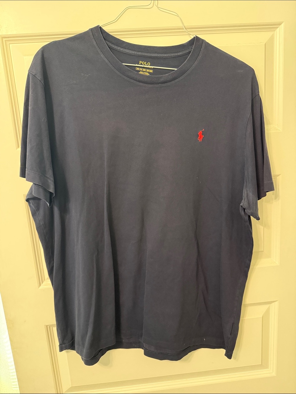 Polo by Ralph Lauren Navy Tee with Red Pony Logo